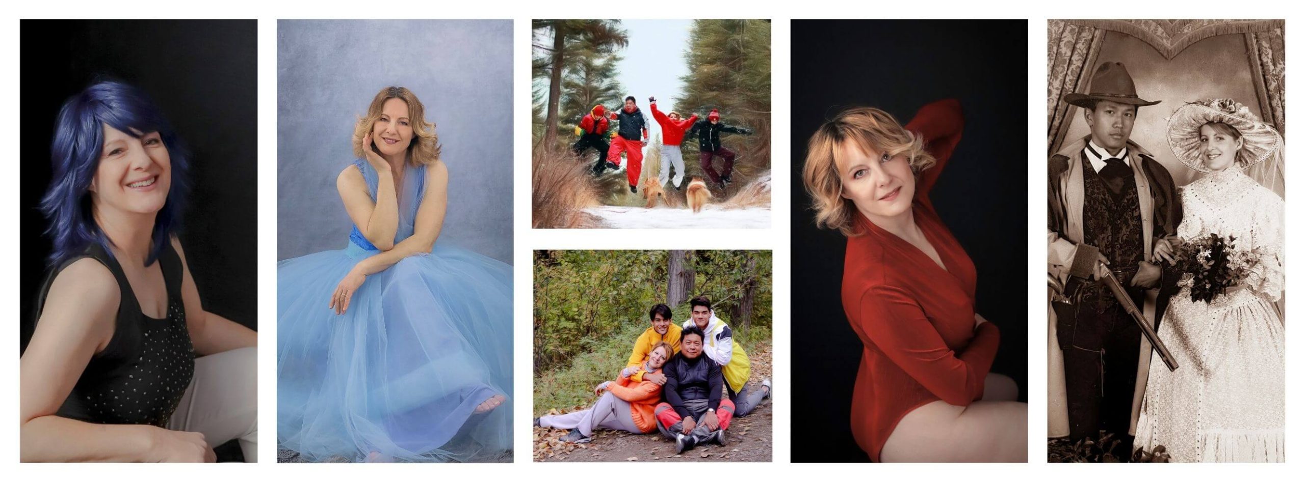 Myself and my family as a Falkland photographer